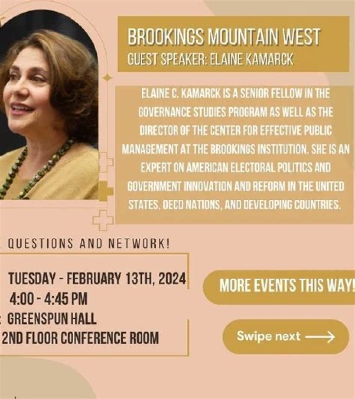 Elaine Kamarck Wikipedia, Age, Husband, Net Worth 2024