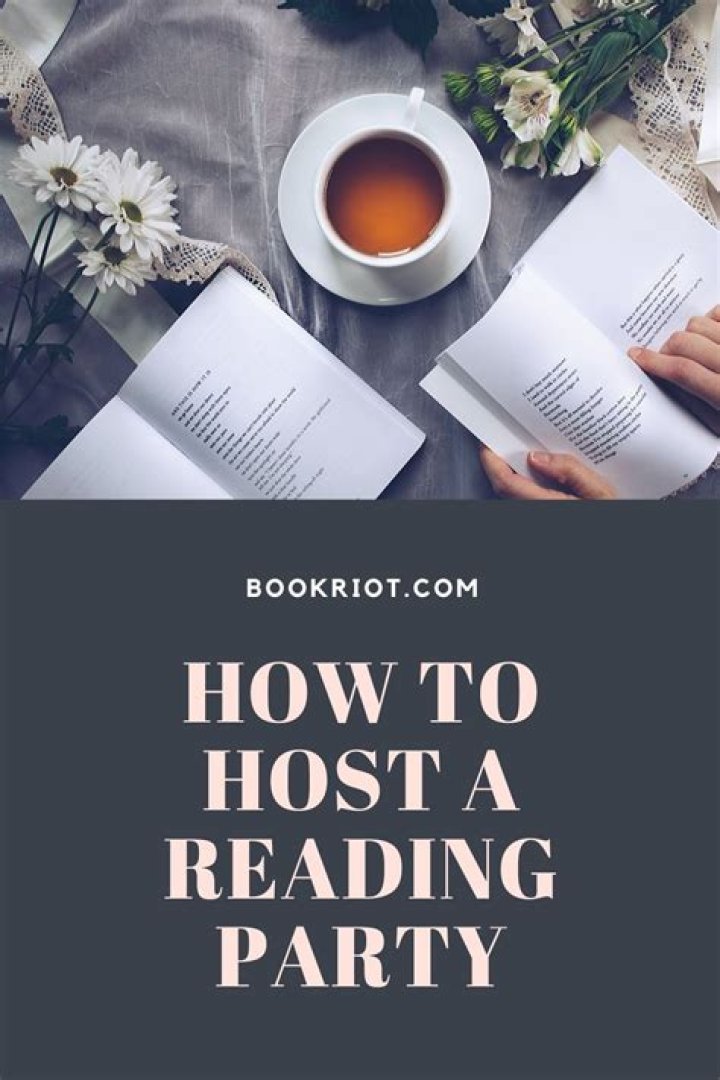 How to host a reading party