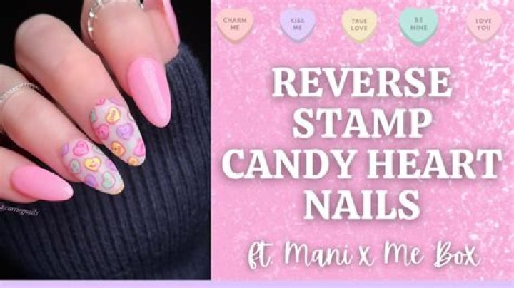 How to master sweet candy heart nails