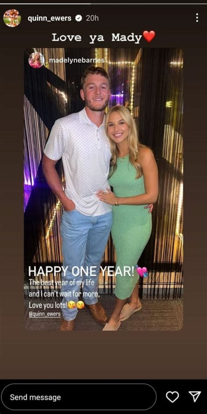 Know All About Quinn Ewers Girlfriend Mady Barnes!