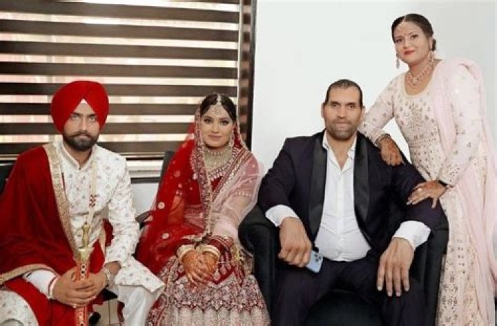The Great Khali's wife Harminder Kaur Biography: Age, Net Worth, Husband, Films, Children, Height, Parents, Instagram, Wiki